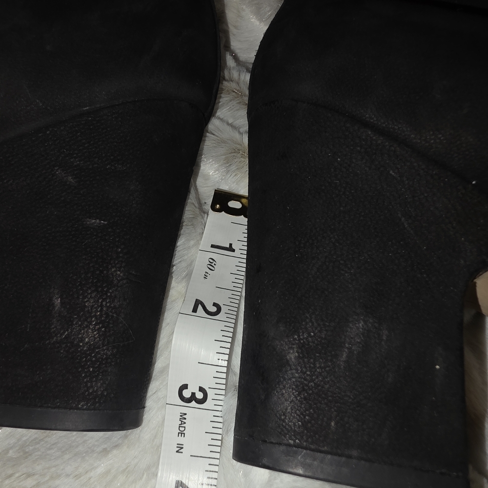 Sam Edelman Elegant Western Black Heeled Boots - Picture 6 of 8